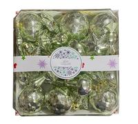 28Pcs/box Christmas Balls Special-shaped Decorations Abnormal Shaped Creative Balls Pendant Tree Hanging Decors Indoor and Outdoor Use