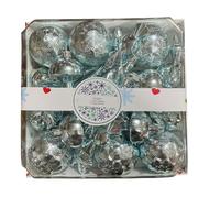28pcs/box Christmas Bauble Set Tree Hanging Pendants New Year Party Gift Special-shaped Tree Decoration Balls Decoration Set