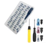 28Pcs Each Size Tire Repair Screws in Large Medium Small for Full Coverage Repair Needs on Cars Trucks ATVs with Installation Tool (100PCS)