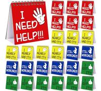 28PCS I Need Help Mini Flip Calendar for Classroom