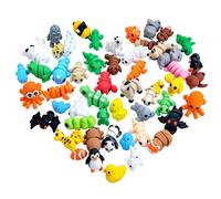 28PCS Mini 3D Printed Animals, Stress Relief Fidget Figure Decor | Cute mini animal figures, relieve daily stress, great for educational learning, home desk decor and photography props.