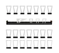 28pcs Modulars Dovetails Layout Set with Easy to Read Scale Flexible Dovetails Rule Uprgades for Accurate Craft Crafting Accessory