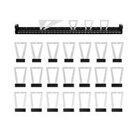 28pcs Modulars Dovetails Layout Set with Easy to Read Scale Flexible Dovetails Rule Uprgades for Accurate Craft Precisions Measuring Tool