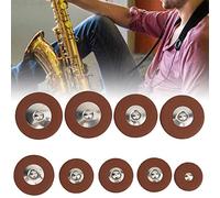 28pcs Multi Size Sax Leather Pads Replacement Set for Soprano Saxophone or Soprano Saxophone PadSax PadSax Leather PadSoprano Sax AccessorySax Replacement