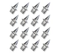 28PCS Pyramid Shape Running Spikes - Long-Lasting Anti-Slip Steel Replacement Spike Pins for Track Shoes, Cross Country, Sprinting - Durable Track Cleats Spikes for Athletic Shoes, Silver