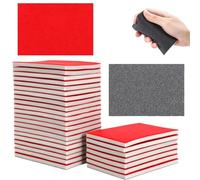 28PCS Sanding Sponge Set, 120-4000 Grit Wet and Dry Sandpaper, 14 Different Specifications of Sanding Pads, Reusable Soft Foam Sanding Block, for DIY Crafts and Wooden Metal Furniture Walls Polishing