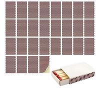 28pcs Self-Adhesive Match Striker Paper Phosphorus DIY Manual Match Eraser Leather Flower Phosphorus Paper Use to Stick to Bottom or Side of The Jar or Bottle of Matches