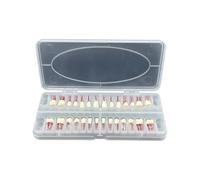 28pcs/set Endodontic Teeth Model Dental Practice Training Root Canal Model RCT Pulp Cavity Endo Teeth Block Dentistry Product