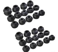 28Pcs Suspension Ball Joint Boot Kit, Steering Dust Cover, Tie Rod Linkage Replacement, Rubber Material, Reduce Wear Improve Vehicle Control