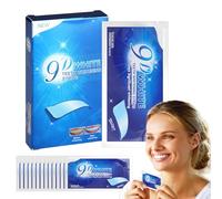 28Pcs Teeth Whitening Strips Professional Stain Removal Enamel Safe Non-Sensitive Teeth Whitening Kits Peroxide Free Reduced Sensitivity Teeth Whitener Strips for Removing Coffee Smoking Tea Stains