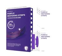 28Pcs Teeth Whitening Strips - Tight-Fitting Dry Whitening Strips No Gel Residue - 30 Min Fast Stain Removal, No Rinse No Brush -Gentle for Sensitive Teeth Daily Care