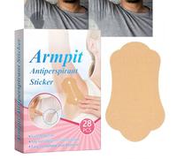 28Pcs Ultra-Thin Invisible Armpit Sweat Pads,Disposable Underarm Shields Absorbent Pads,Self-Adhesive Cotton Underarm Sweat Pa/ds,Unisex Sweat Absorbing Patches,Sweatproof & Odour Control Sw/eat