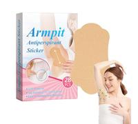 28PCS Ultra-Thin Invisible Armpit Sweat Pads,Disposable Underarm Sweat Pads,Unisex Sweat Absorbing Patches,Disposable Absorbent Underarm Shields,Armpit Dress Shields,Comfortable,Arm Pit Sweat Pad