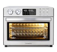 28QT Air Freyer Toaster Combo, Next Generation HeatWave Convection | 12-in-1 Extra Large Convection Countertop Oven with Rotisserie - Fits 11" Pizza - 6 Accessories