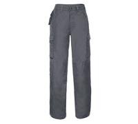 (28R, Convoy Grey) Russell Mens Heavy Duty Work Trousers