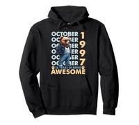 28th Birthday Bear Legends October 1997 28 Years Old Mens Pullover Hoodie