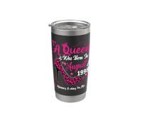 28th Birthday High Heel A Queen was Born in August 1998 Stainless Steel Insulated Tumbler