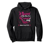 28th Birthday High Heel A Queen Was Born In September 1998 Pullover Hoodie