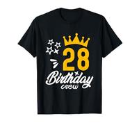 28th Birthday Squad Funny Birthday Crew Bday Group Team T-Shirt