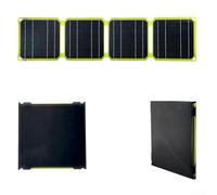28W Foldable Solar Panel Portable for Charger with USB-C Output - High Efficiency Monocrystalline Camping Power Bank for Hiking, Off-Grid Use