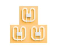 28W GR10q 4 Pin CFL 2D Butterfly Light Bulb 4000K Cool White For Bathroom Kitchen and Office Lighting | 220V Energy Saving Ceiling Lamp For Daily Use | 2050 Lumens Standard Light Bulbs 10000H Lifespan