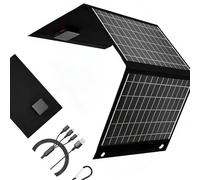 28W Single Crystal Silicon Solar Energy Source Light and Portable Ideal for Outdoor Activities Lightweight Solar Panel