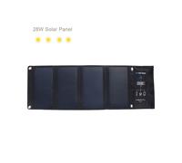 (28W) Solar Charger USB 5V Foldable Portable Solar Phone Charger with SunPower Solar Panel 5V fast charging for Smartphone