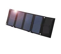 28W Solar Panel Foldable Kit Portable Panles with Quick Charging 3 USB Port for Camping Cell Phone Tablet Charger Easy Installation