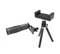 28X Telephoto Smartphone External Lens, HD Macro Lens with 0.6X Wide Angle 20X Macro 198° Fisheye Universal Phone Clip Mount Tripod for smartphone Photography