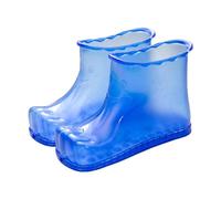 28x12.5x18cm Anti-Slip Massage Bath Boots - Waterproof Spa Portable Foot Soaker With Heat Protection, Colorful Massage Shoes Bucket for Women