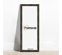(28x12 Inch) Panoramic Style Black Vintage Distressed Photo Frames Picture Frame Handmade Wood Effect Wall Art Poster Frames