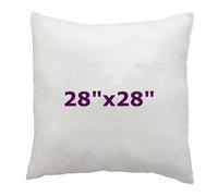 (28x28") Hollow fibre Square Cushion Pads Inner insert Pillow Stuffer Plum Cushion for Sofa Beds Chairs available in 12",14",16",18",20",22",24",26",28",30"