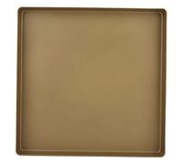 28x28x3cm Gold Aluminum Alloy Square Non - Stick Baking Tray, Pizza and Bread Baking Tool, Even Heat Distribution DIY Baking Pan with Non - Coating for Cake Shop