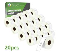 28x89,AddressLabels,99010 Self-Adhesive Labels,Shipping Mailing Labels for LabelWriter 4XL 450 400 330 320 310 Twin Turbo Duo Seiko SLP 450 430 420 400 240 220 200 120 100 Pro Plus(130/Roll,20 Rolls)