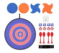 29.1 Inch Large Dart Board with Sticky Balls Darts Flying Disc, Indoor Outdoor Safe Game Toy Play Sport Fun Party Birthday Gifts for All Ages Family and Friends