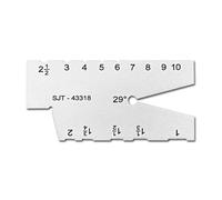 29/30 Degree Grinding Gage Inspection Tool Thread Gauge Stainless Steel Angles Measuring Gauge Tool Angles Template Gage Accurate Measurement