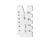 29/30 Degree Stainless Screw Angles Template Gage Thread Gauge Grinding Gage Inspection Tool Angles Measuring Gauge Resistant