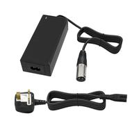 29.4V 24V 2A Vacum cleaner Charger for Pride Go Go Elite Traveller Shoprider ActiveCare Lead Acid Battery Male XLR Connector Plug