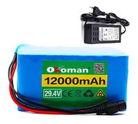 29.4V lithium-ion battery pack 12Ah 7S5P electric bicycle scooter lightweight bicycle wheelchair battery+charger