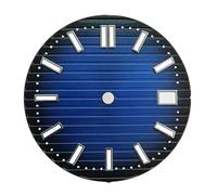 29.7mm Mechanical Watch dial fit NH35 Movement C3green Night Light Black White Blue Brown Faces Parts Customized(38 EU)