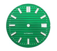 29.7mm Mechanical Watch dial fit NH35 Movement C3green Night Light Black White Blue Brown Faces Parts Customized(19)