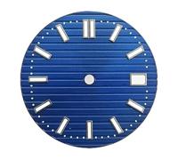 29.7mm Mechanical Watch dial fit NH35 Movement C3green Night Light Black White Blue Brown Faces Parts Customized(15)