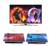 【29,800 Games in 1】 Pandora Box Arcade Console - Retro Video Game Machine with Dual Joysticks, 3D System, 4-Player Support, HDMI/VGA Compatible, Save & Search Features (3D 10000 Games Separate)