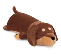 29.9 in Large Plush Dachshund Dog Stuffed Animals Large Soft Toy Puppy Kawaii Plush Pillow Giant Cuddly Toys Animal Dachshund Dog Shaped Cushion Doll Hugging Pillow Gift for Children Friends