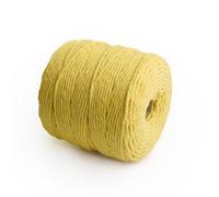 29 Colors 3mm Braided Macrame 100% Cotton Cord Crafting, Jewelry Making & Rustic Home Décor String Rope Craft Project DIY Supply Soft Nartural Knotting Boho Decor Knitting (Yellow, 200m)