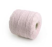 29 Colors 3mm Braided Macrame 100% Cotton Cord Crafting, Jewelry Making & Rustic Home Décor String Rope Craft Project DIY Supply Soft Nartural Knotting Boho Decor Knitting (Baby pink, 200m)