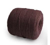29 Colors 3mm Braided Macrame 100% Cotton Cord Crafting, Jewelry Making & Rustic Home Décor String Rope Craft Project DIY Supply Soft Nartural Knotting Boho Decor Knitting (Burgundy, 200m)