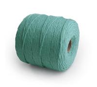 29 Colors 3mm Braided Macrame 100% Cotton Cord Crafting, Jewelry Making & Rustic Home Décor String Rope Craft Project DIY Supply Soft Nartural Knotting Boho Decor Knitting (Turquise, 200m)