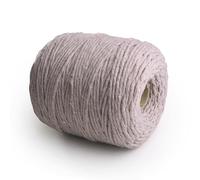 29 Colors 3mm Braided Macrame 100% Cotton Cord Crafting, Jewelry Making & Rustic Home Décor String Rope Craft Project DIY Supply Soft Nartural Knotting Boho Decor Knitting (Lavender, 200m)