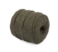29 Colors 3mm Braided Macrame 100% Cotton Cord Crafting, Jewelry Making & Rustic Home Décor String Rope Craft Project DIY Supply Soft Nartural Knotting Boho Decor Knitting (Khaki, 100m)